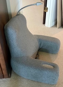 lot 76 image: Brookstone Massaging Lounger with Light