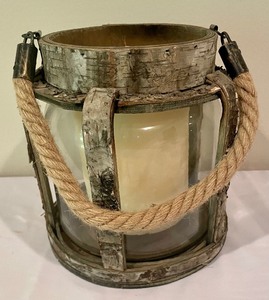 lot 131 image: Rustic Decorative Candle Holder