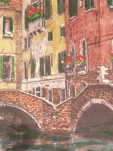 lot 160 image: Venice Motif Framed Print
