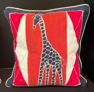 lot 162 image: Zebra and Giraffe Themed Accent Pillows