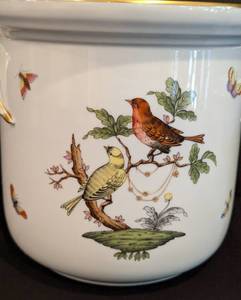 lot 31 image: Two Herend Rothschild Bird Planters