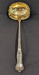 lot 36 image: Large Vintage Sterling Silver Ladle