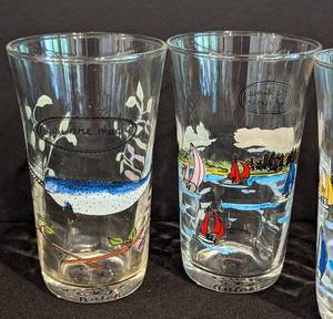 lot 100 image: Molly Hatch Juice Glass Set