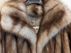 lot 103 image: Full Length Thomas Mc Elroy Fur Coat