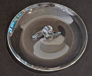 lot 32A image: Steuben Twisted Crystal Platter