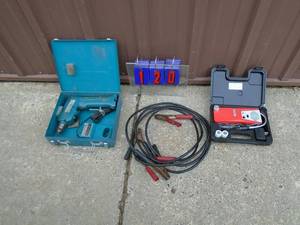 Combustion tester & drill. As shown.