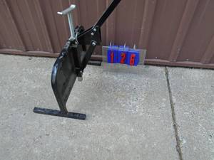 Snowmobile lift. Was used once. As shown.