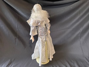 lot 101 image: Seymour Mann Art Deco Porcelain Bisque Roaring 20s Doll in WhiteSilver Sequin Dress