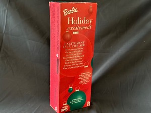 lot 103 image: New Vintage 2001 Mattel Holiday Excitement Barbie New in Box