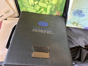 lot 140 image: Creative Memories Lot Including Branded Bag, 12x12 Album, 12x12 Album Pages, Page Protectors, Stickers, Embellishments & Paper