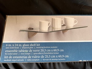 lot 153 image: Glass Shelf Kit
