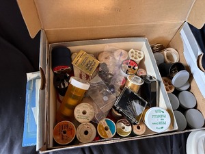 lot 156 image: Sewing Kit - Needles, Buttons, Thread, Etc.