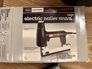 lot 82 image: Sears Electric Brad Nail Gun