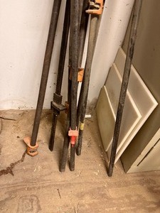 lot 91 image: 7 Bar Clamps