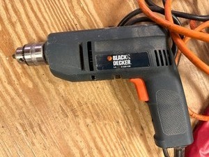 lot 94 image: 2 Black and Decker Electric Drills and Irwin Speed Drills