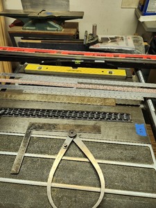 lot 56 image: Assorted Levels and Steel Rulers