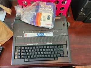 lot 73 image: Brother Typewriter with Extra Ribbon