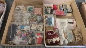 Crafter kit of beads and string