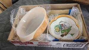 Fire King and Japanese glassware
