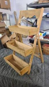 3-Tier Wooden small planter