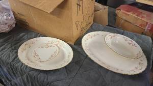 Collection of carefully wrapped Fine China