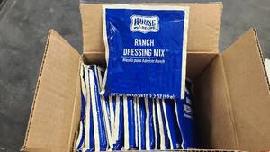 Box of Resturant Style Ranch Dressing Mix
