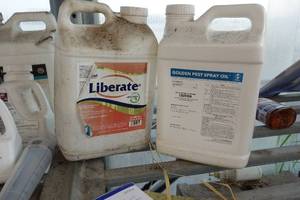 lot 131 image: Partial Golden Pest Spray Oil and liberate drift control agent