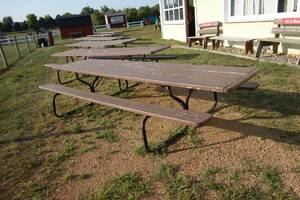 lot 163 image: 2 10 picnic tables