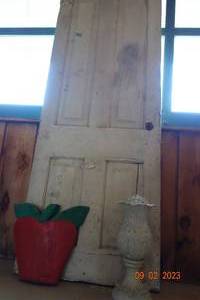 lot 225 image: Garden Art Lot - Door and apple
