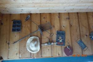 lot 202 image: Old tooling on walls