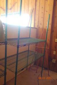 lot 239 image: Eagle Adjustable wire racking 60x24x74