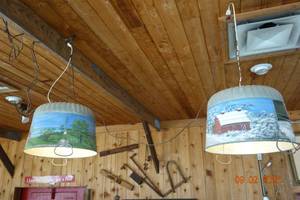lot 251 image: Hanging Farm Scenery Lights Summer and winter