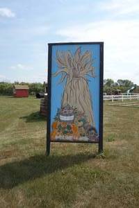 lot 25 image: Double Sided Sign