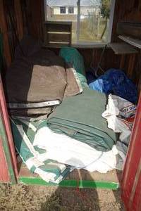 lot 29 image: Tarps and Canvases Various sizes