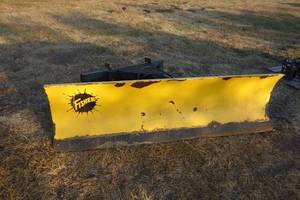 lot 16 image: 90 Fishers Plow - Skid Steer Mount, Hydraulic angle