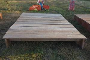 lot 46 image: 11 Benches used in outside ceremonies