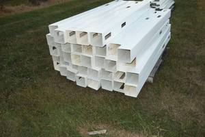lot 88 image: UltraGuard White Fencing Posts
