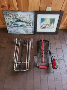 lot 331 image: 2 prints and collapsible dollies