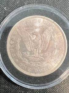 lot 05 image: 1880-S US MORGAN SILVER DOLLAR IN AIRTITE