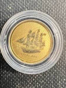 lot 07 image: 110 OZ .999 FINE GOLD 2022 GOLD SHIP BOUNTY