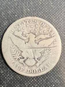 lot 18 image: 1913-D US BARBER HALF DOLLAR