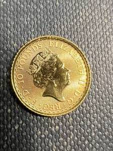 lot 23 image: 110TH OZ .999 FINE GOLD 2022 BRITTANIA