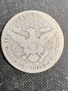 lot 32 image: 1909-S US BARBER HALF DOLLAR