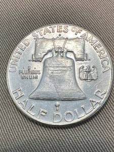 lot 34 image: 1961-D US FRANKLIN HALF DOLLAR