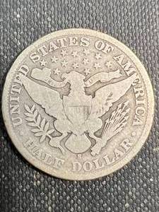 lot 45 image: 1904-S US BARBER HALF DOLLAR