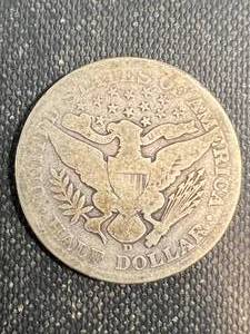 lot 53 image: 1906-D US BARBER HALF DOLLAR