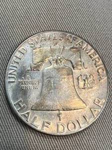 lot 55 image: 1963-D US FRANKLIN HALF DOLLAR