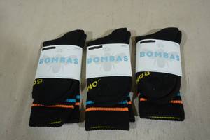 lot 36 image: 3 Pairs of Bombas Socks -Small