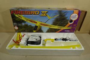 lot 100 image: Firebird II Radio Control Toy Plane