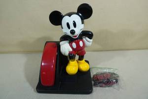 lot 104 image: Vintage Mickey Mouse Corded Phone